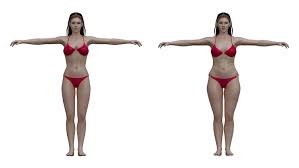 Body shape and health for models